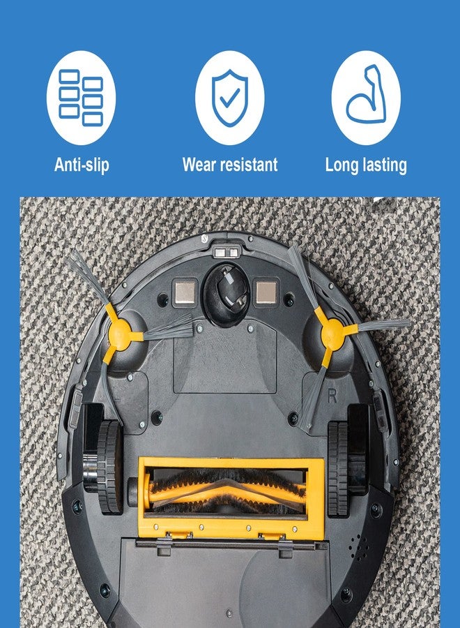 Abeskch Replacement Tire Compatible with IRobot Roomba Wheels Series 500, 600, 700, 800, 900 and I3, I6, I7, E5, E6, J9 Non-slip, high wear resistance Tire for irobot roomba wheel replacement (2 Pack) - Image 4